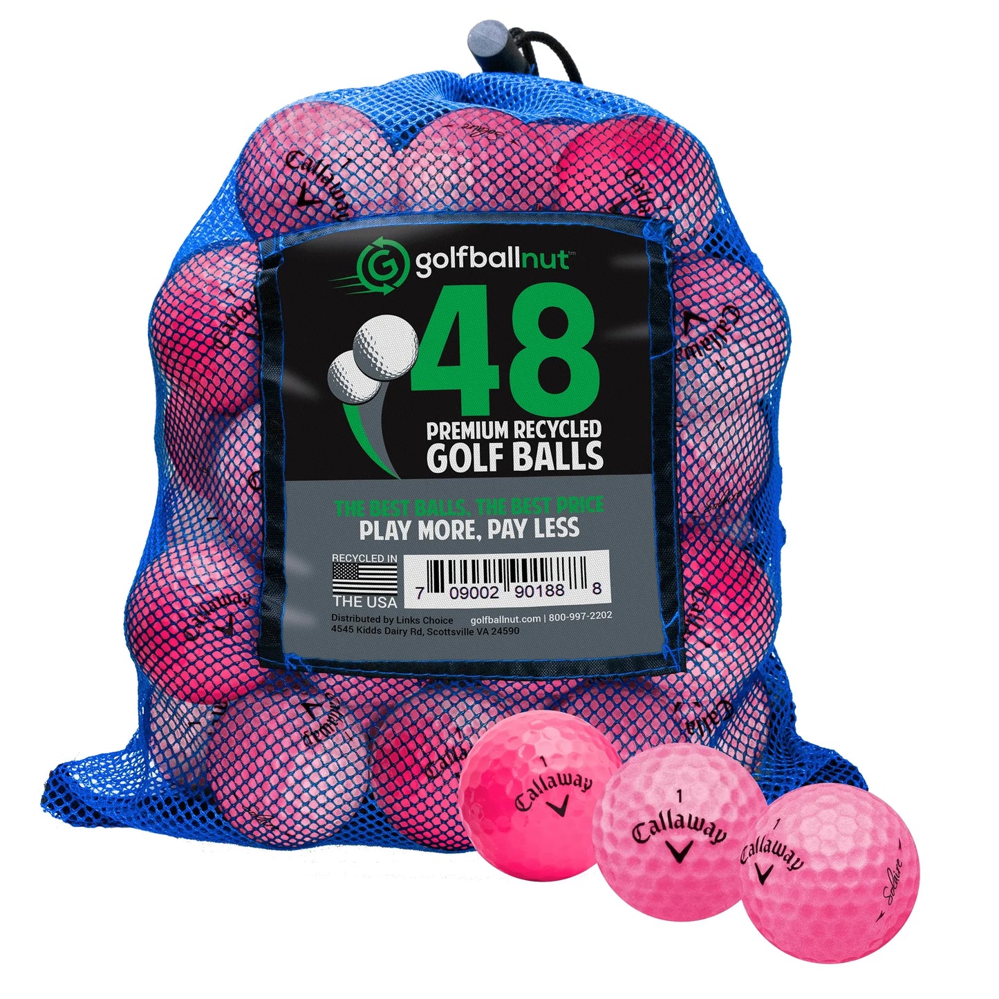 Used Callaway Mix Golf Balls - Bulk Mesh Bags - ANKSO