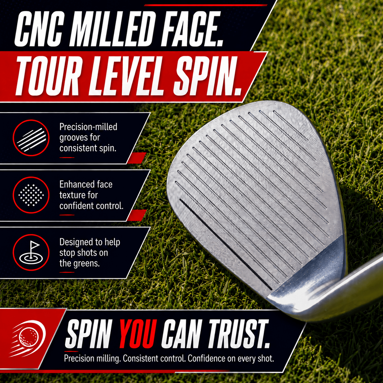 Ase Golf CM-1 Single Wedge (50,52,54,56,58,60) - ANKSO®