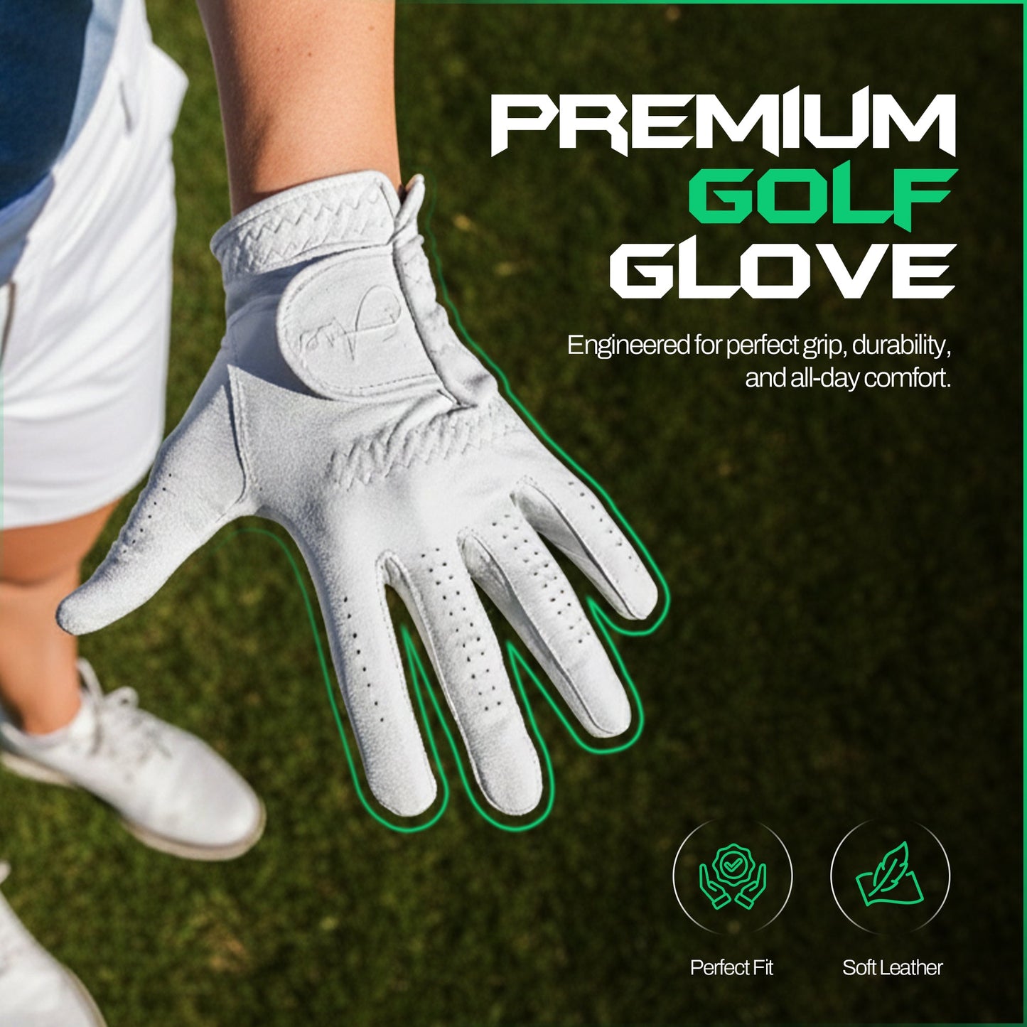 Ase PureGrip Golf Glove - ANKSO®