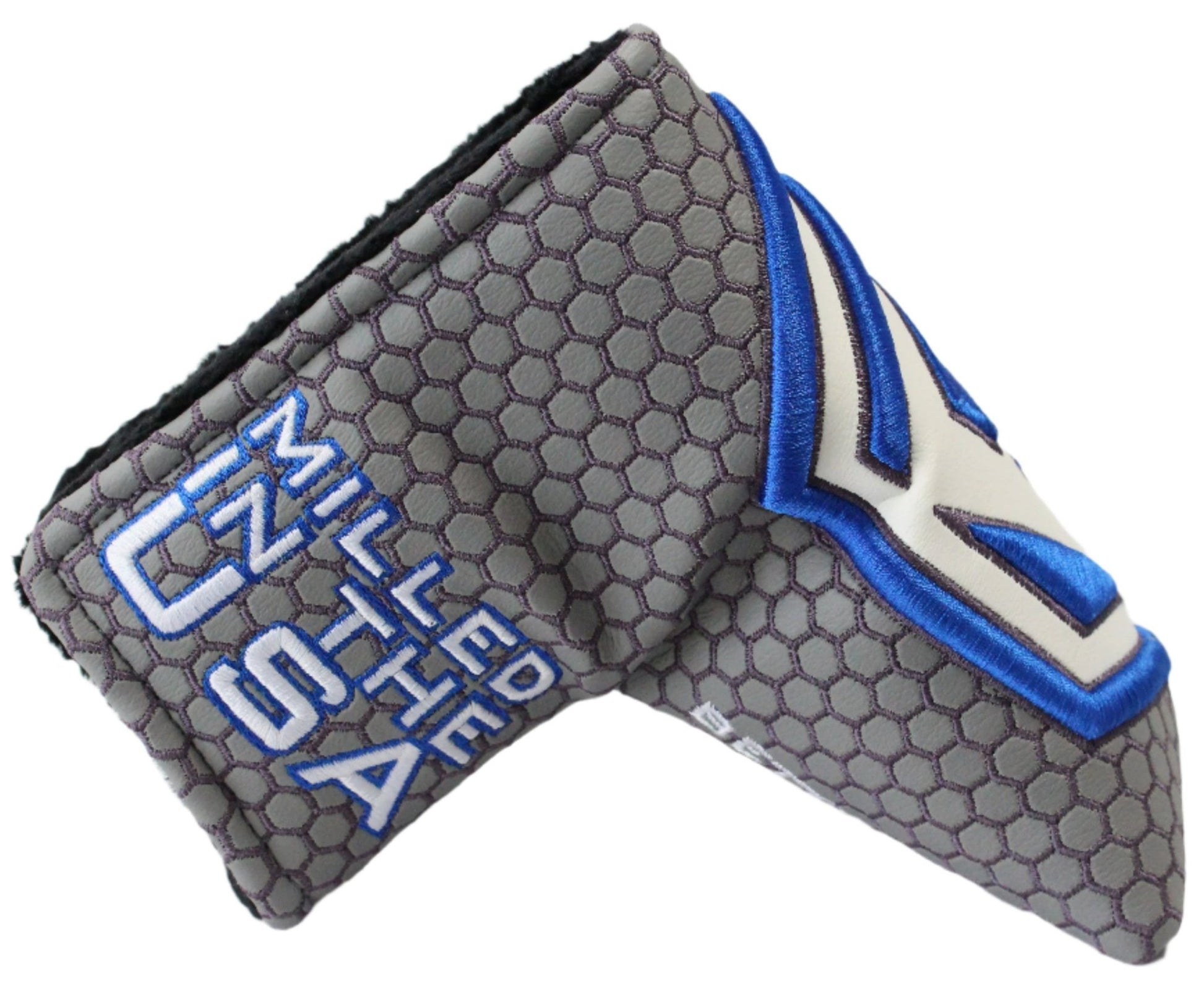 Bettinardi - 2022 Jumbo Hex B Specialty Run Blade Putter Headcover Grey/Blue/White - ANKSO®