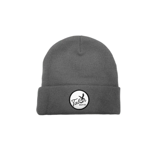 Grey Beanie w/ Script Logo - ANKSO