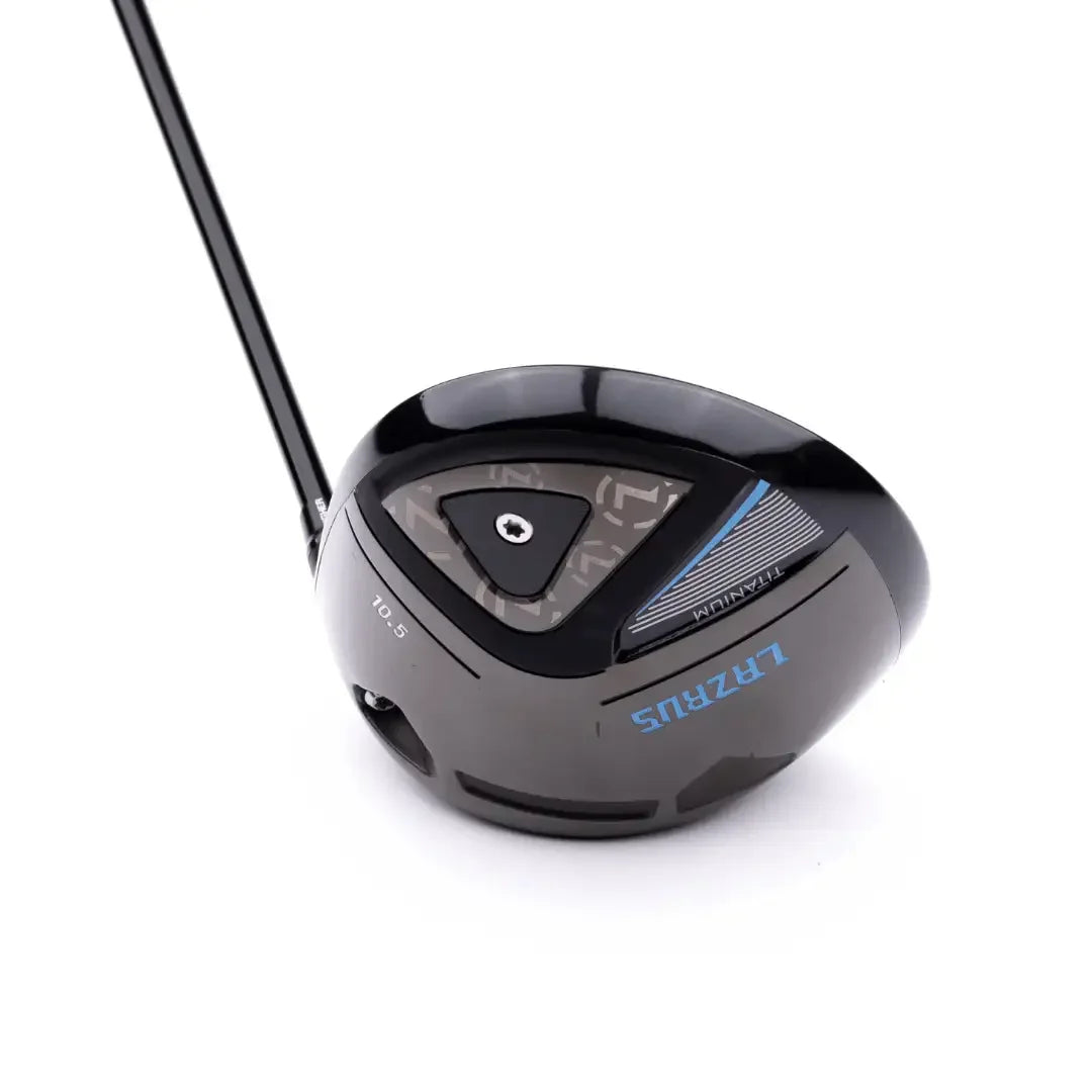 Lazrus black adjustable titanium driver golf club with 10.5 loft angle