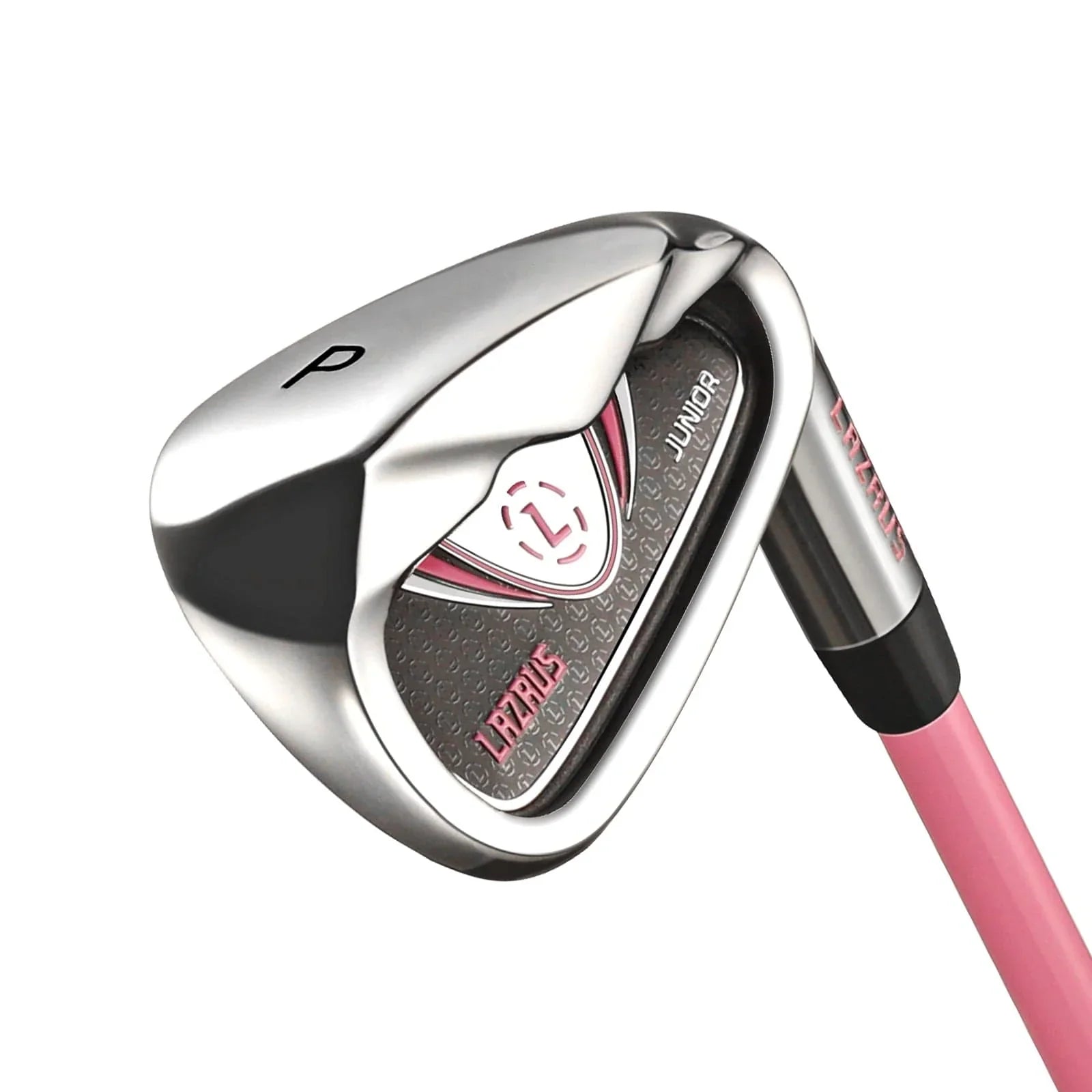 Lazrus junior golf club with pink shaft, right or left-hand, designed for kids