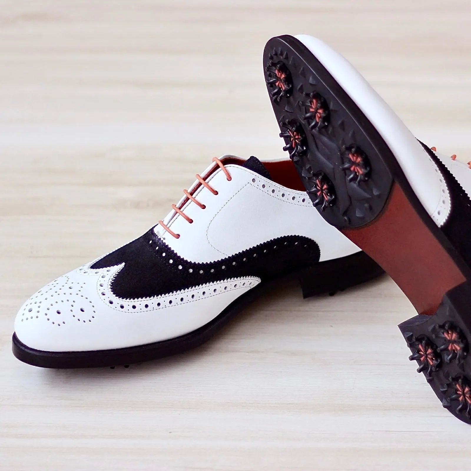 Louize Full Brogue golf shoes II - ANKSO®