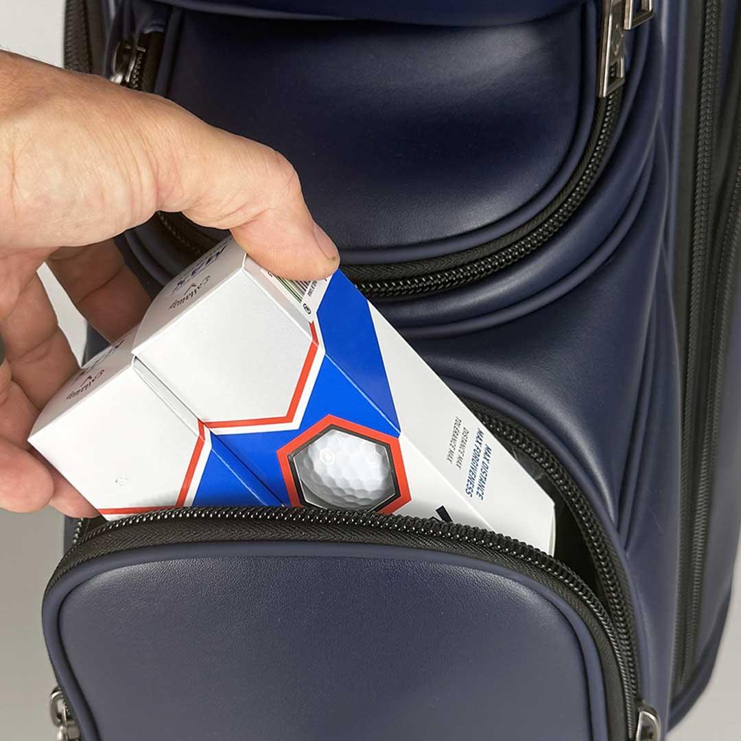 RevCore Lux Golf Cart Bag | 14 Way Velvet Lined Dividers - ANKSO