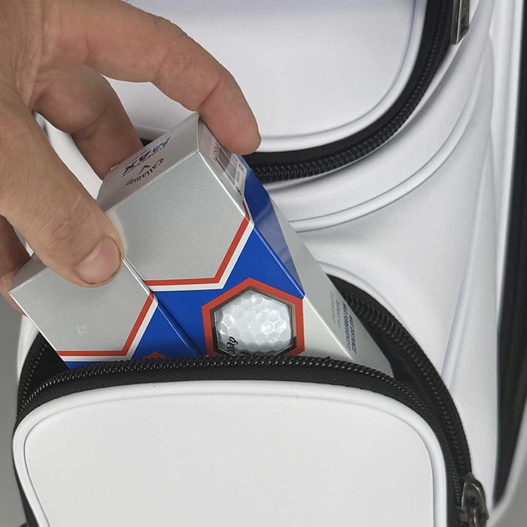 RevCore Lux Golf Cart Bag | 14 Way Velvet Lined Dividers - ANKSO