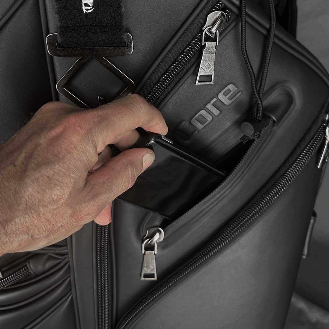 RevCore Lux Golf Cart Bag | 14 Way Velvet Lined Dividers - ANKSO