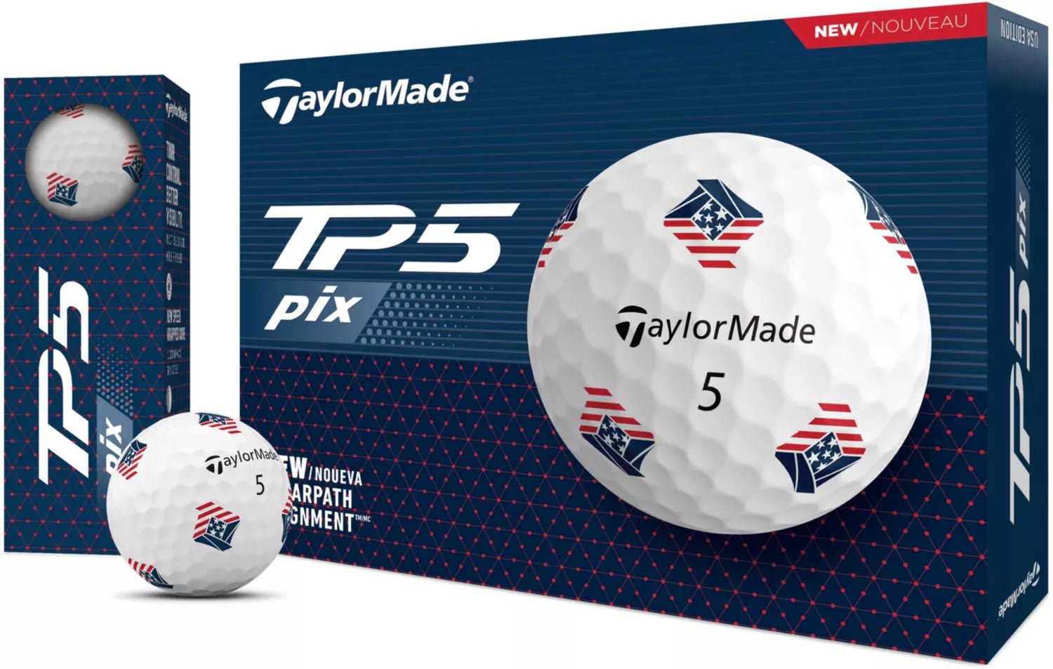 TaylorMade 2024 TP5 pix 3.0 USA Golf Balls - ANKSO®