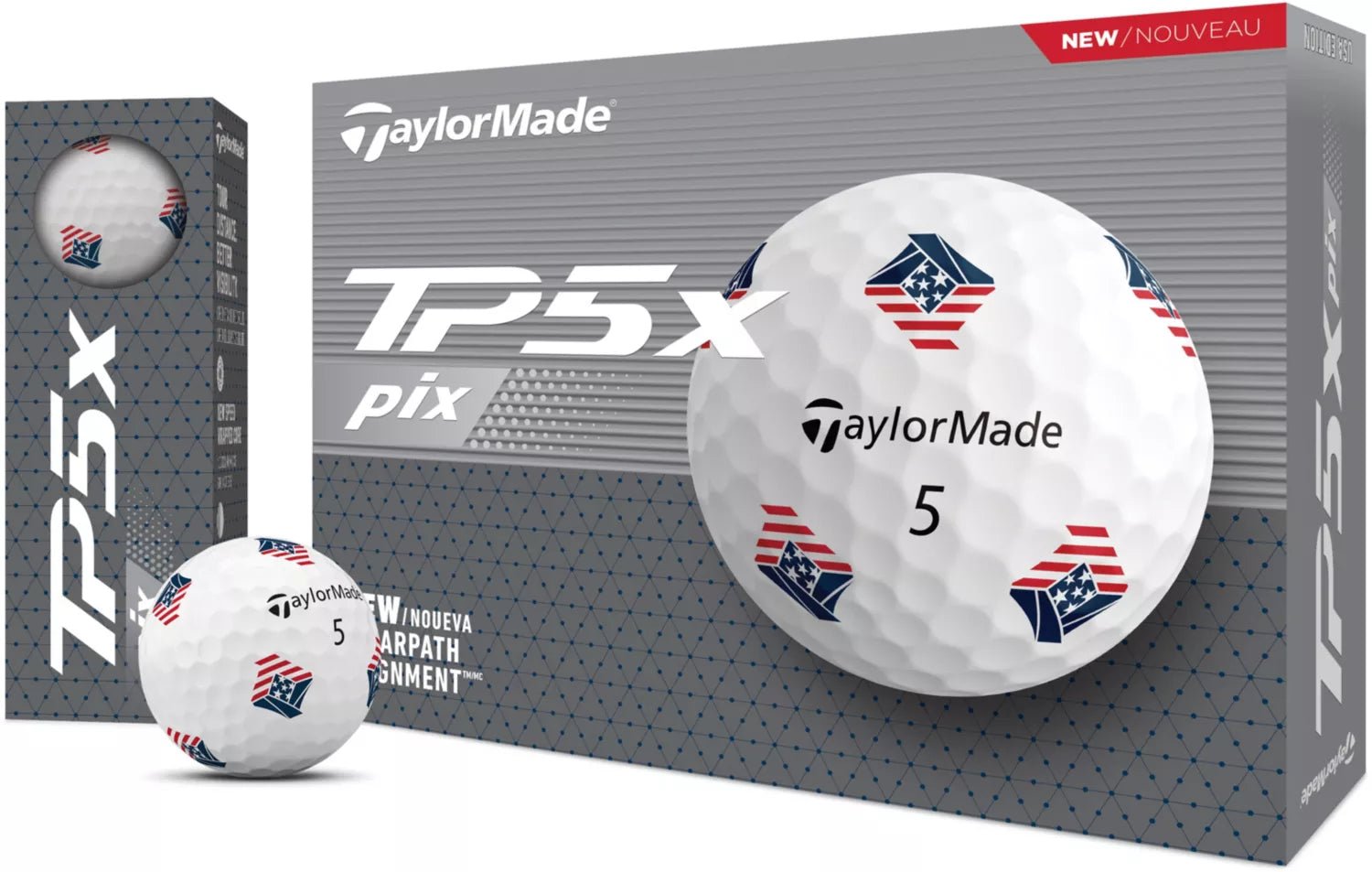 TaylorMade 2024 TP5x pix 3.0 USA Golf Balls - ANKSO®
