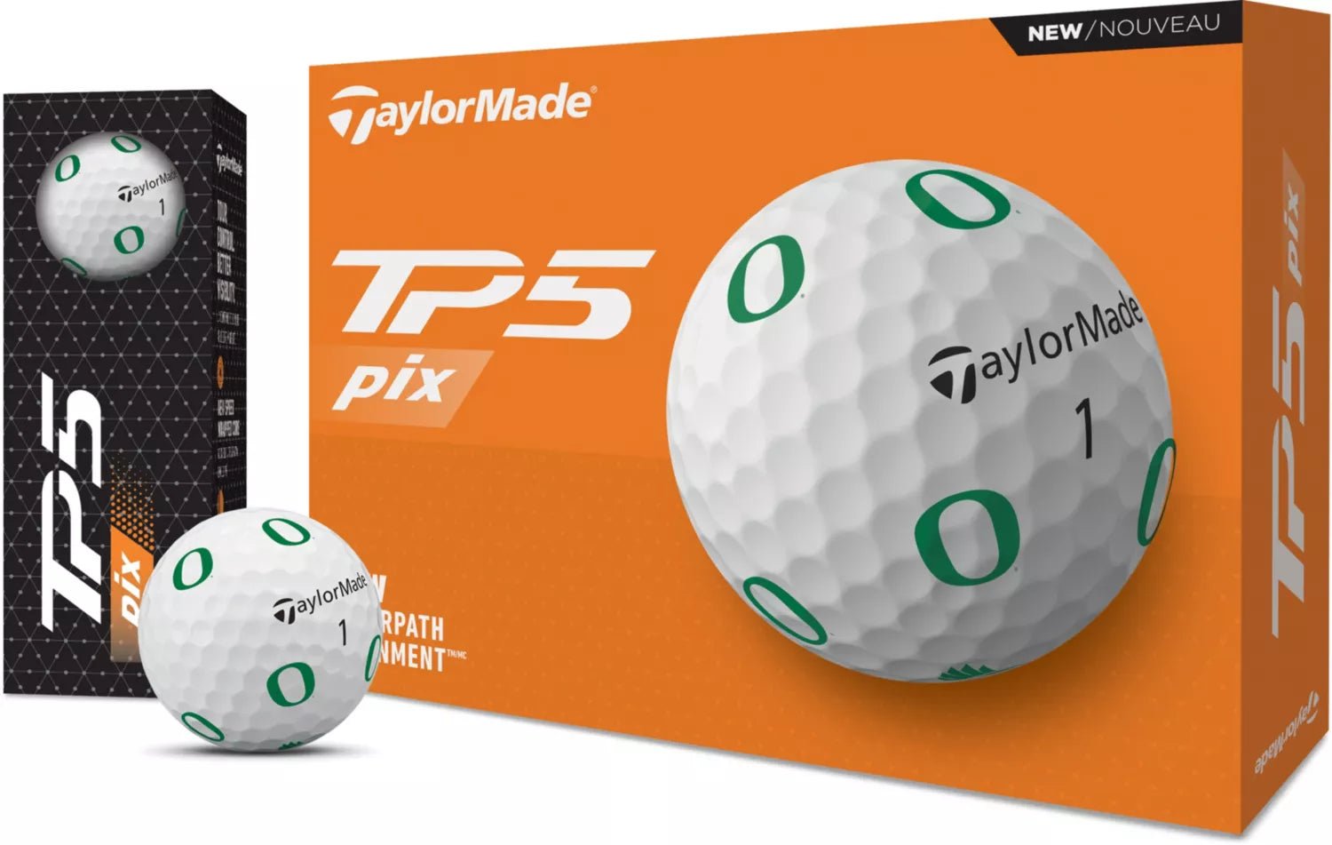 TaylorMade TP5 pix Oregon Ducks Golf Balls - ANKSO®