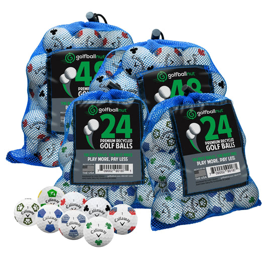 Used Callaway Chromesoft Truvis Mix Golf Balls - Bulk Mesh Bags - ANKSO