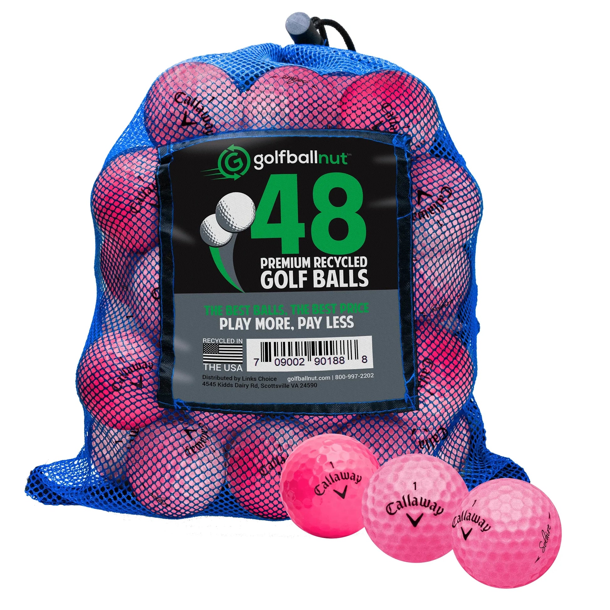 Used Callaway Mix Golf Balls - Bulk Mesh Bags - ANKSO