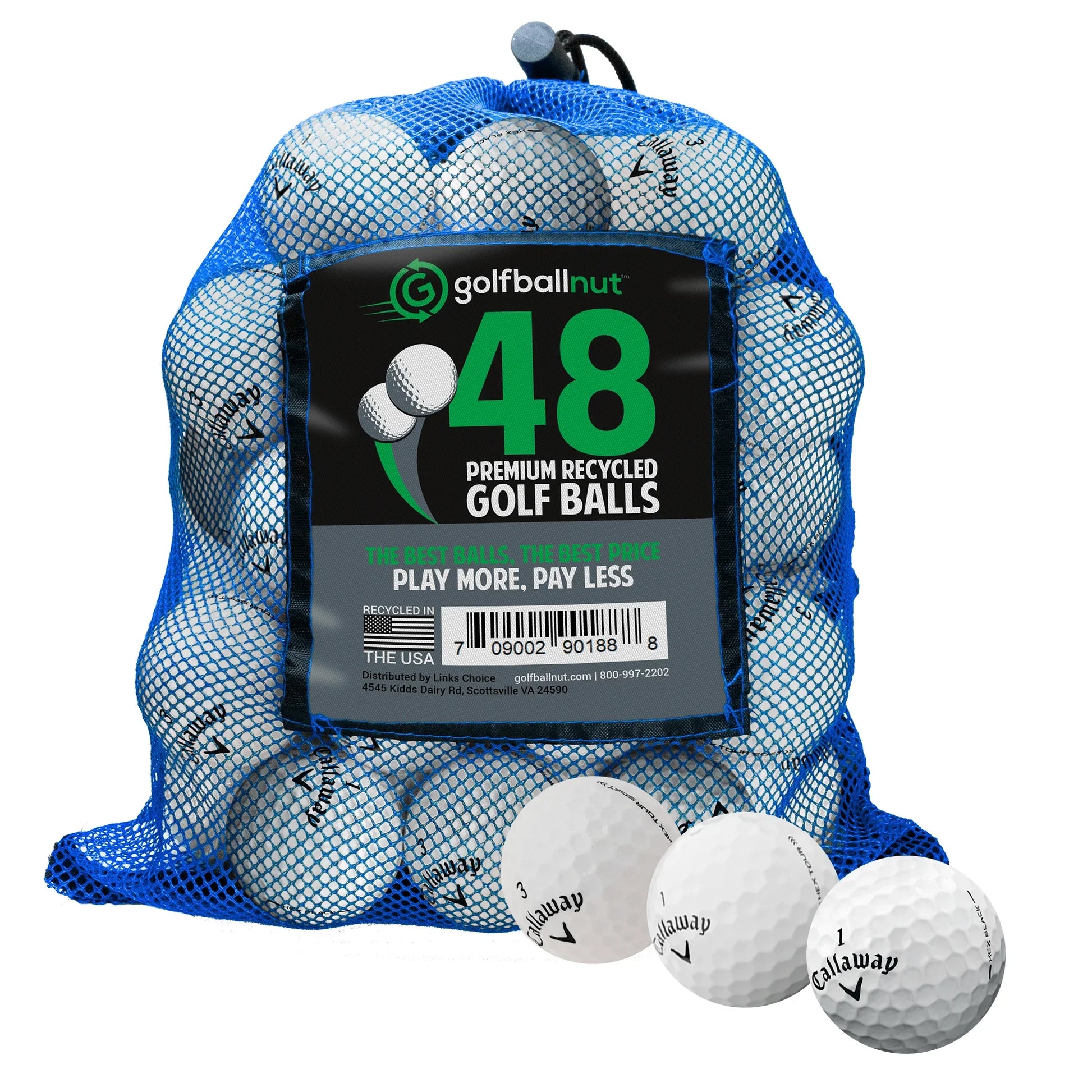 Used Callaway Tour Mix Golf Balls - Bulk Mesh Bags - ANKSO