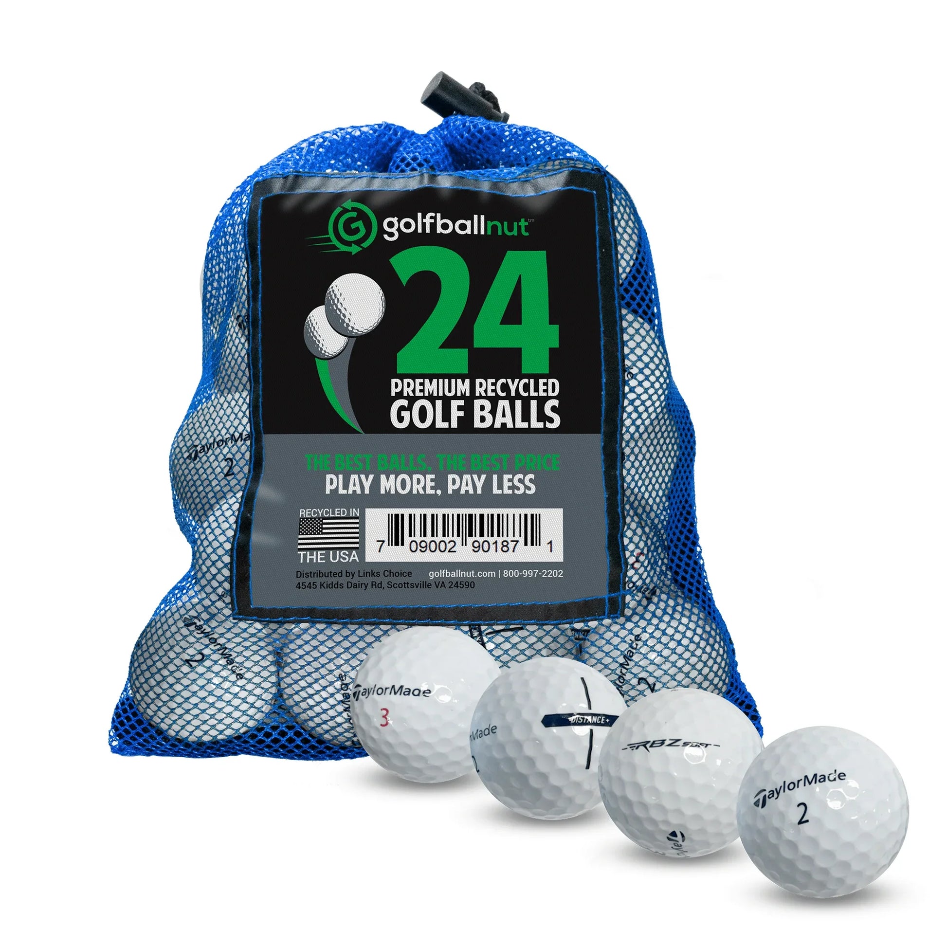 Used Taylormade Mix Golf Balls - Bulk Mesh Bags - ANKSO