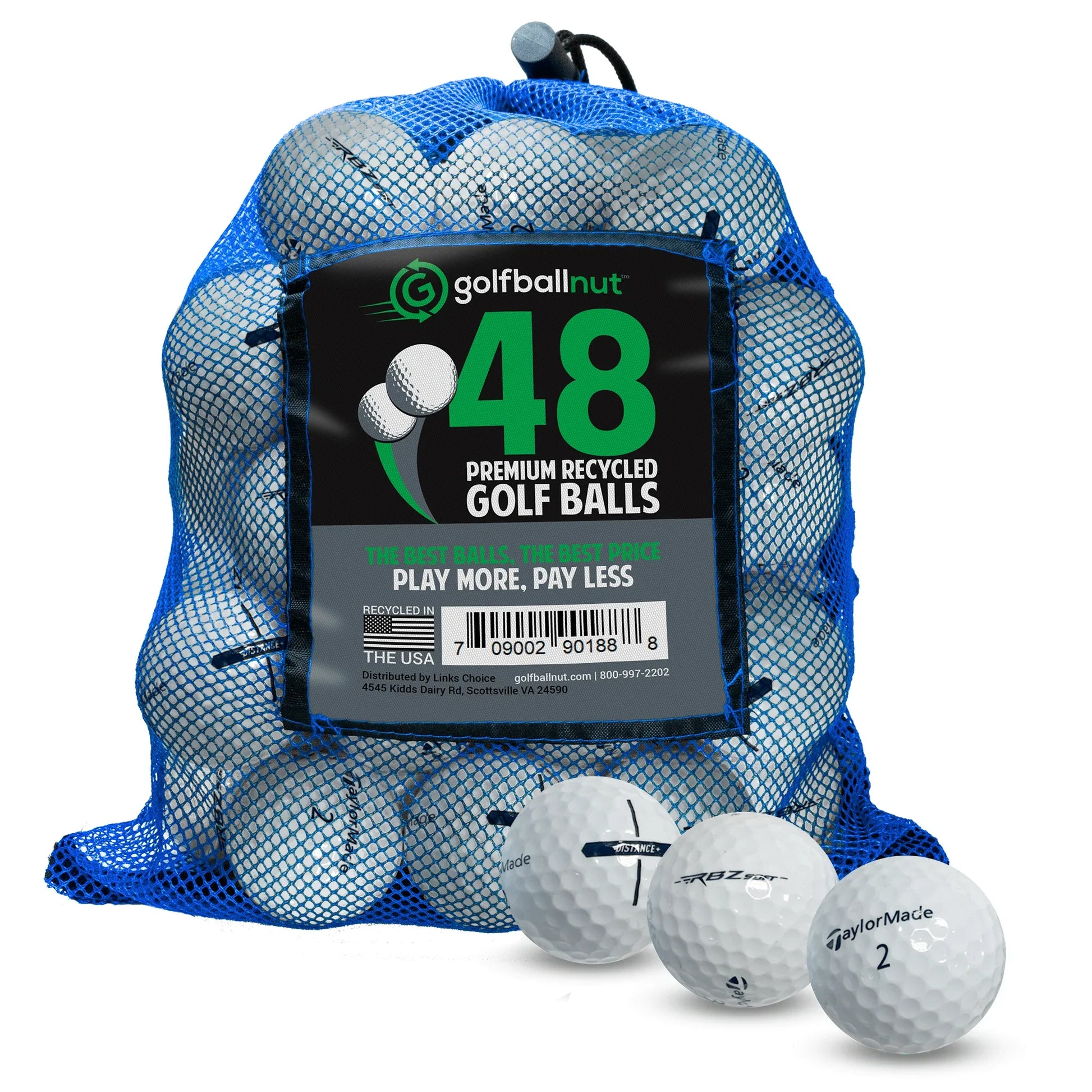 Used Taylormade Mix Golf Balls - Bulk Mesh Bags - ANKSO