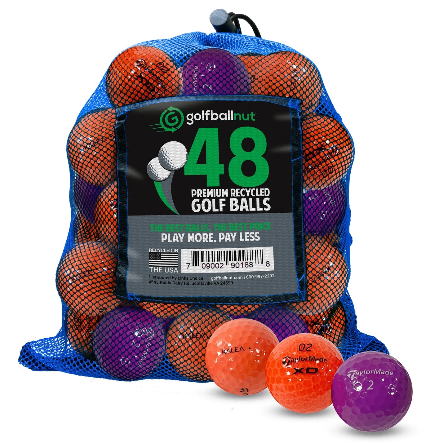 Used Taylormade Mix Golf Balls - Bulk Mesh Bags - ANKSO