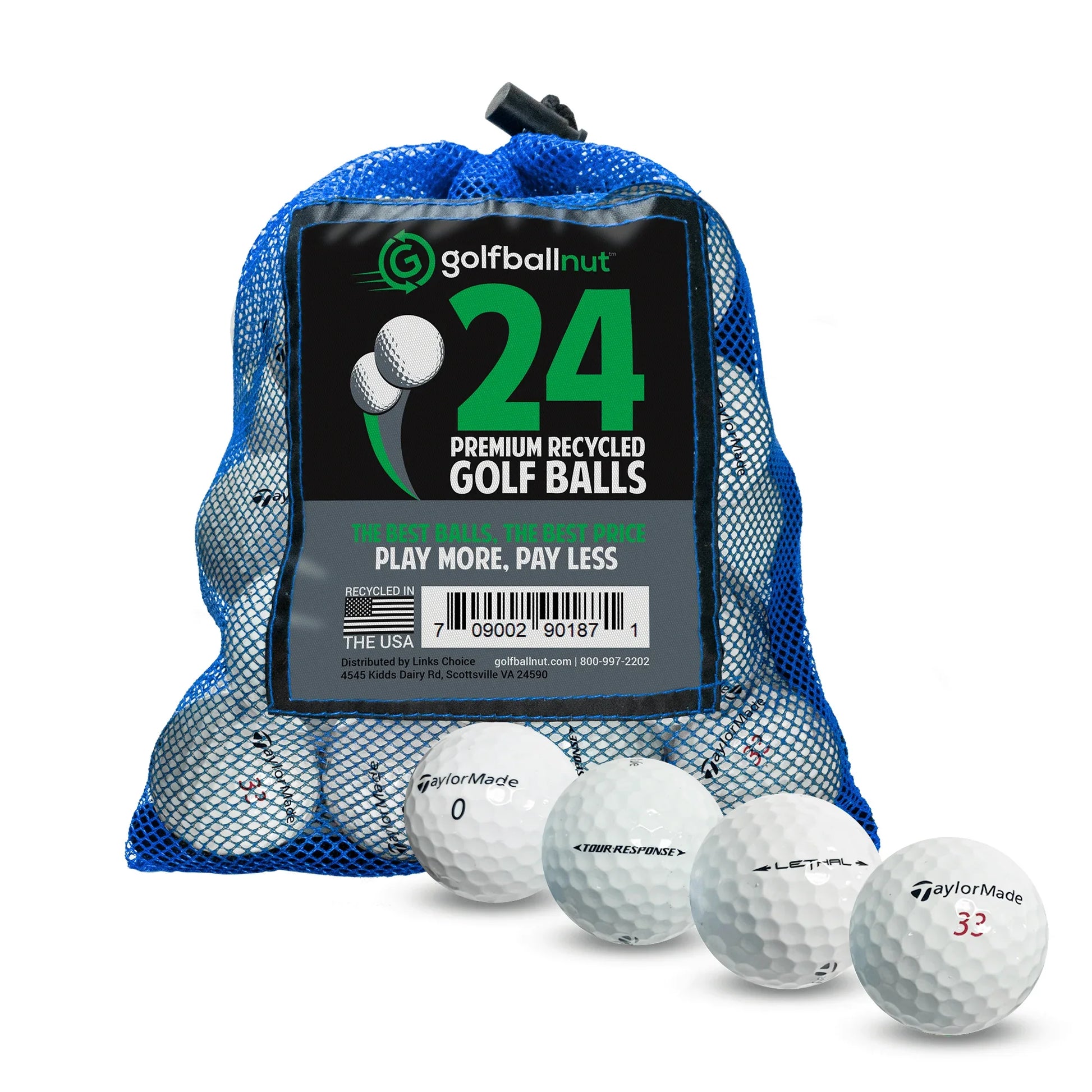 Used Taylormade Tour Mix Golf Balls - Bulk Mesh Bags - ANKSO