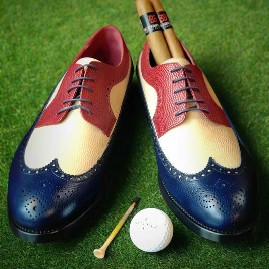 Winsconsin Longwing Blucher Golf Shoes II - ANKSO®